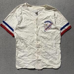 Vintage Molson Canadians Beer Jersey Size L Men’s